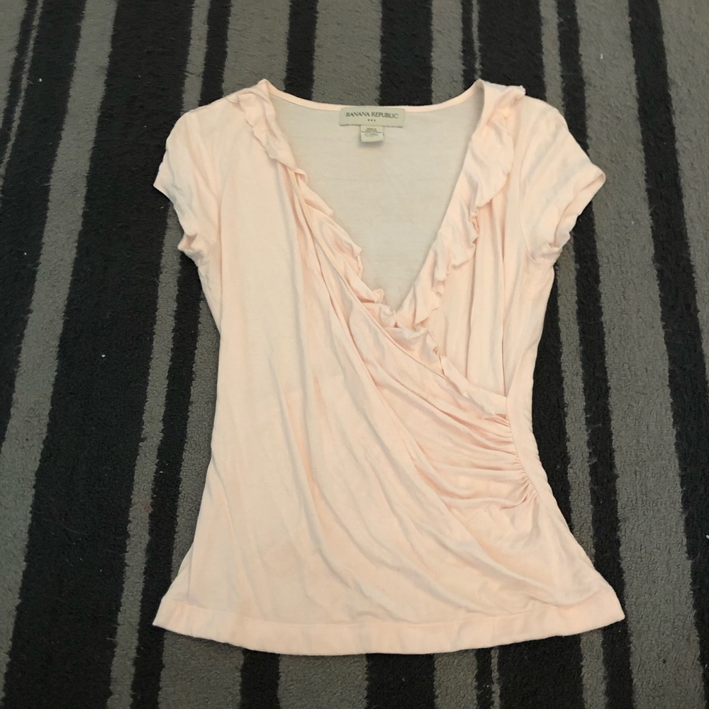 Pastel pink Banana Republic blouse (small)